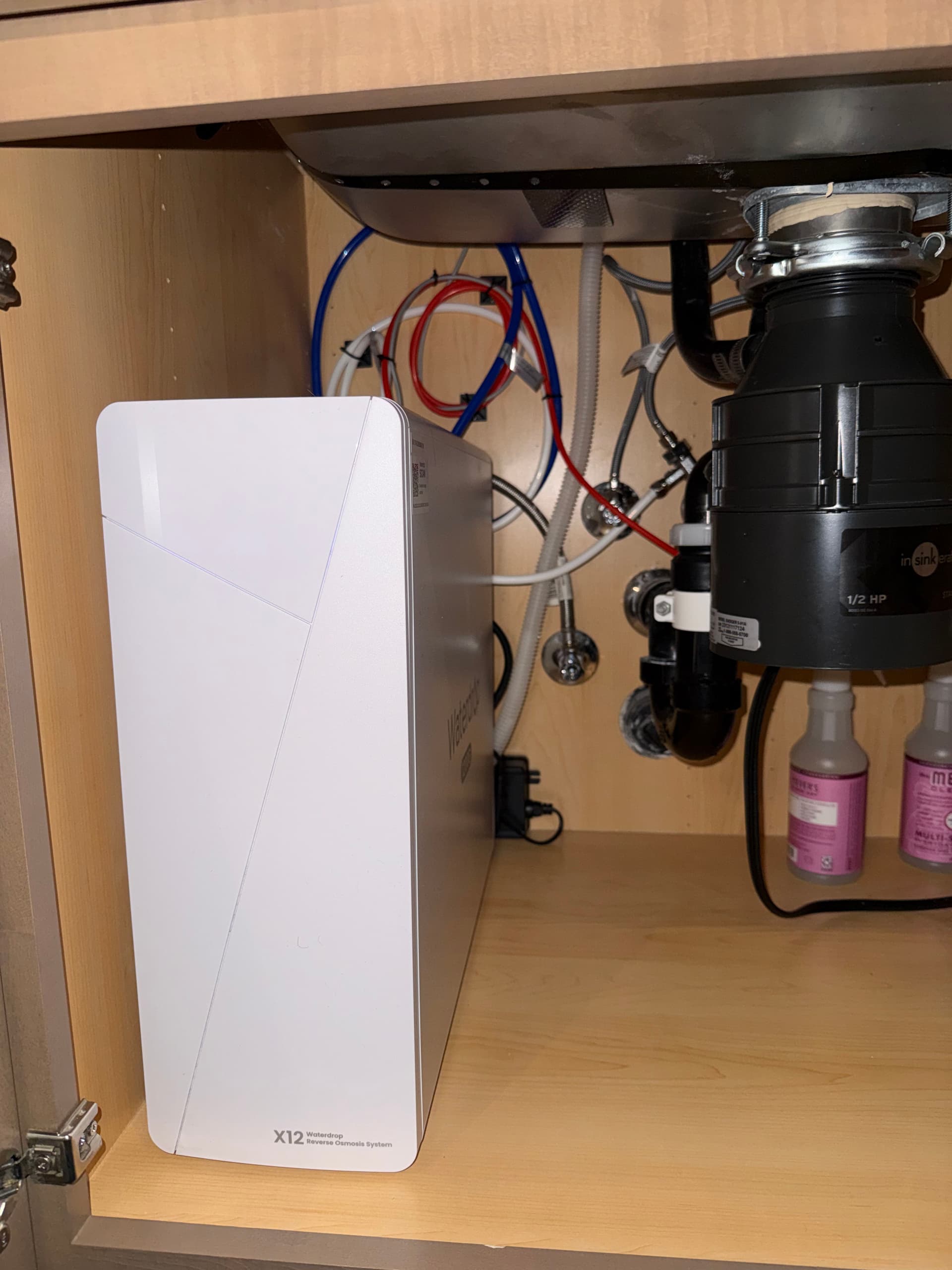 Gallery photos for Reverse Osmosis System and Filtered Water Faucet Installed on Marble Countertop: Image #1