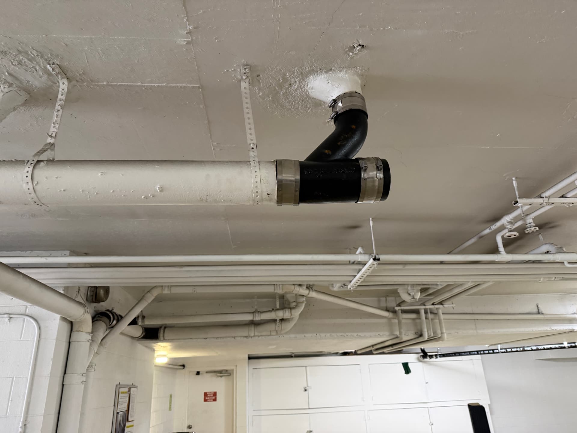 Gallery photos for Cast Iron Replacement and Repipe in a Commercial Garage: Image #2
