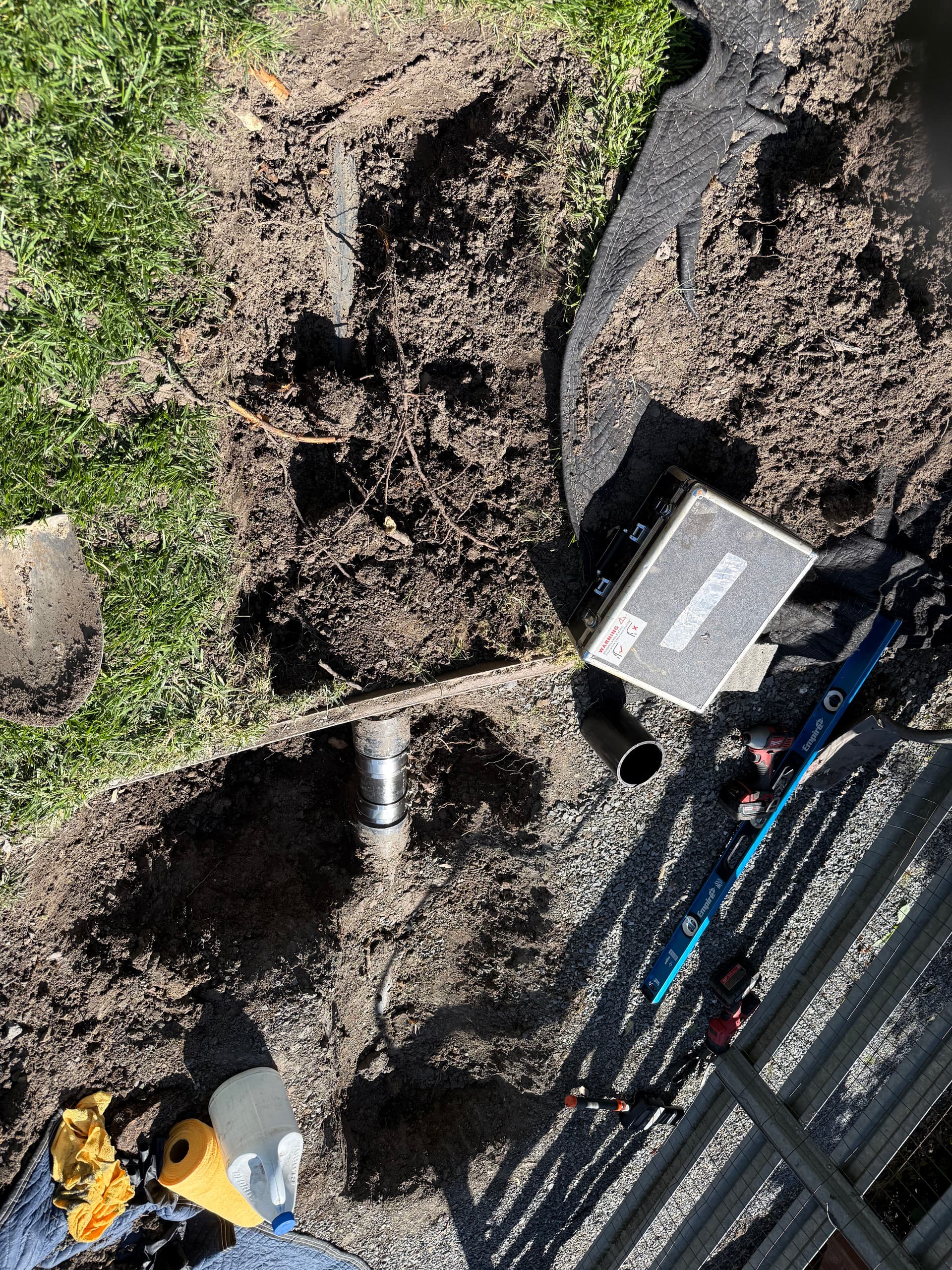 Gallery photos for Emergency Sewer Lateral Repair With Backflow Prevention Added: Image #2