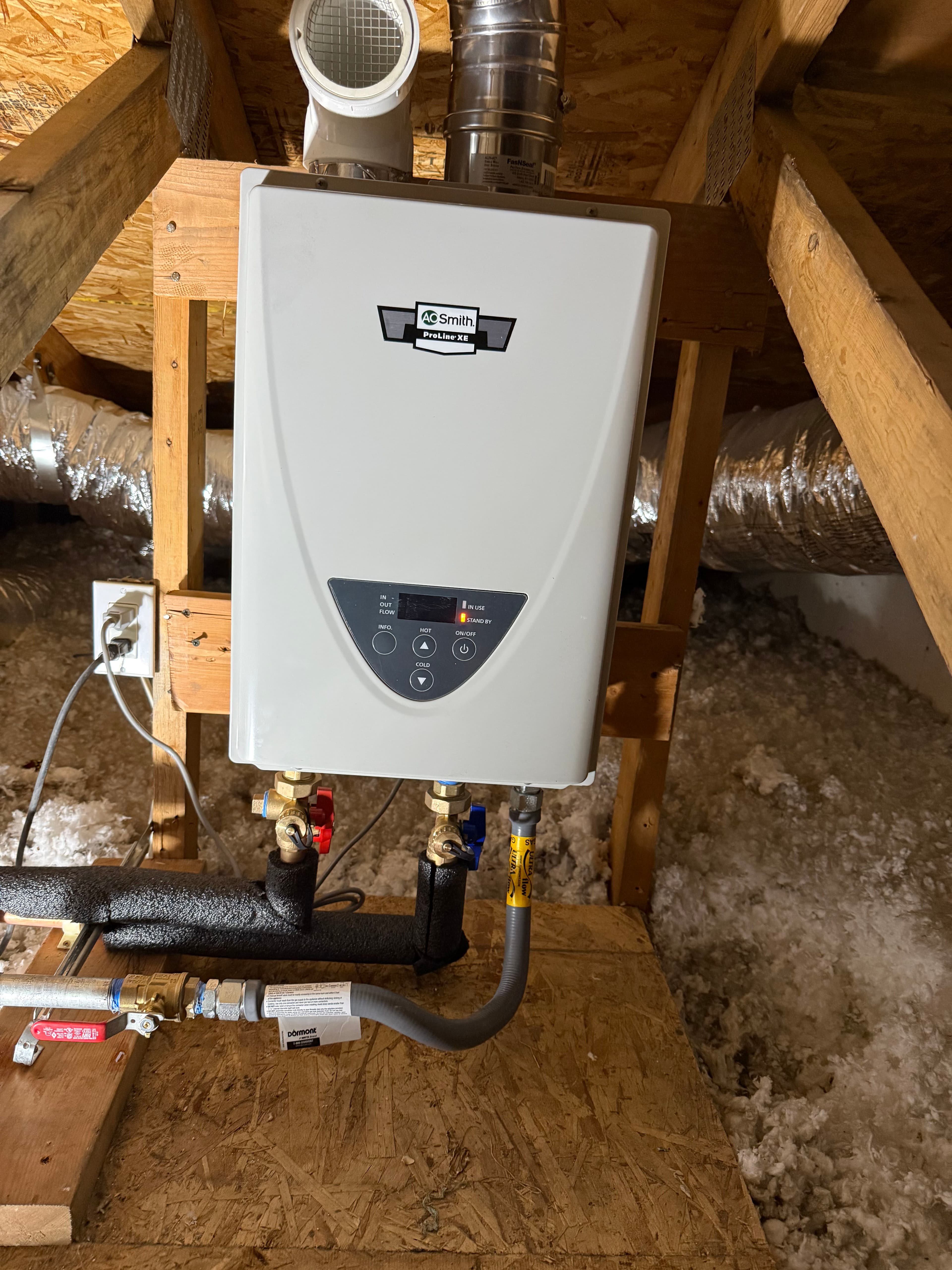 Project Efficient Tankless Water Heater Installation image