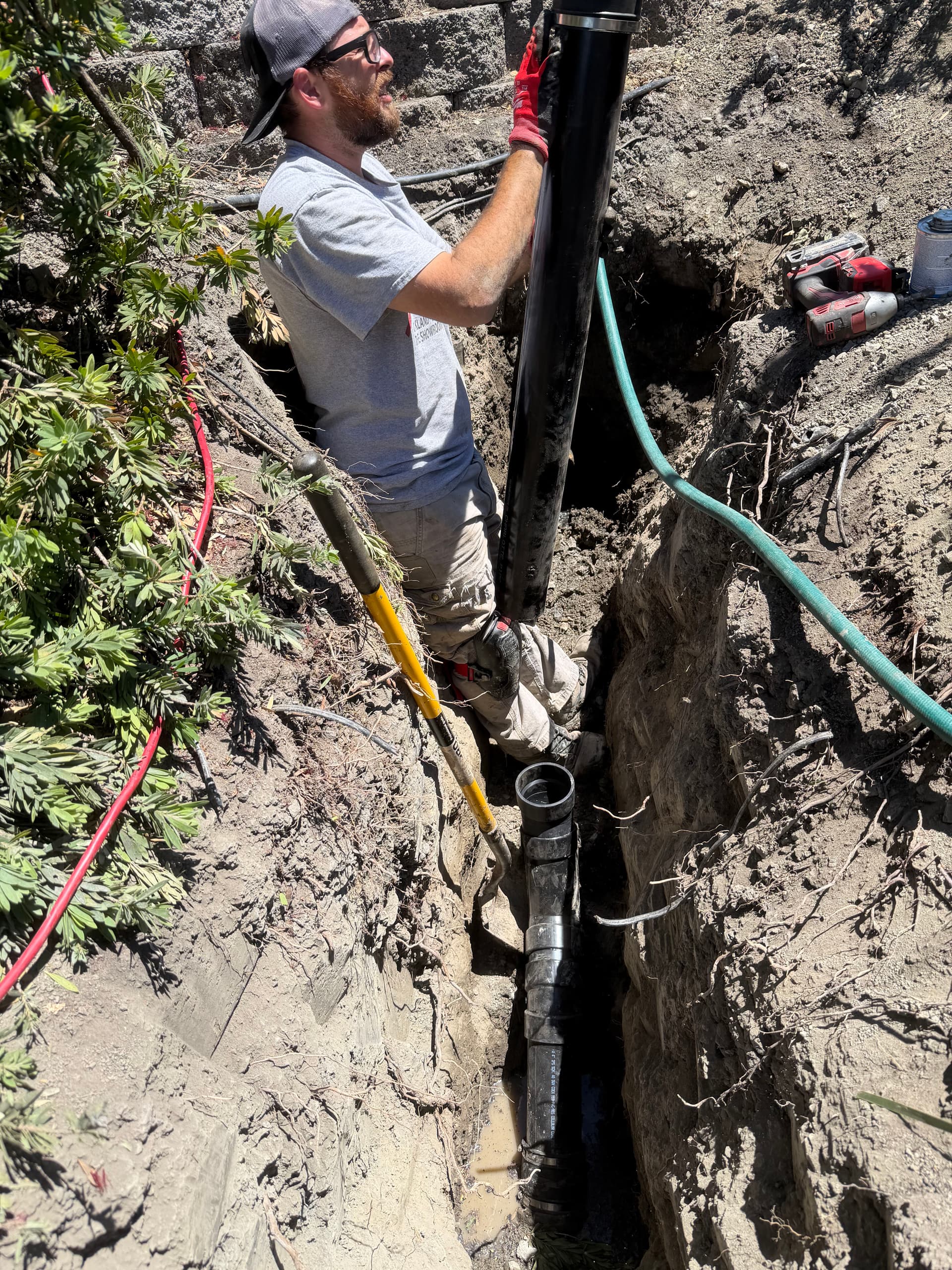 Gallery photos for Sewer Lateral Replacement Done Right and Ready for Inspection: Image #1